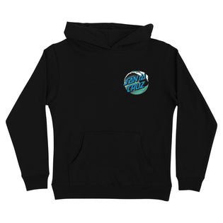 Wave Dot Youth Santa Cruz Hoodie Black