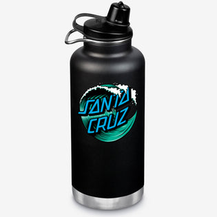 Klean Kanteen 64oz TKWide Santa Cruz Insulated Bottle Black Wave Dot