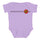 Classic Dot Santa Cruz Baby One Piece Bodysuit Lavender