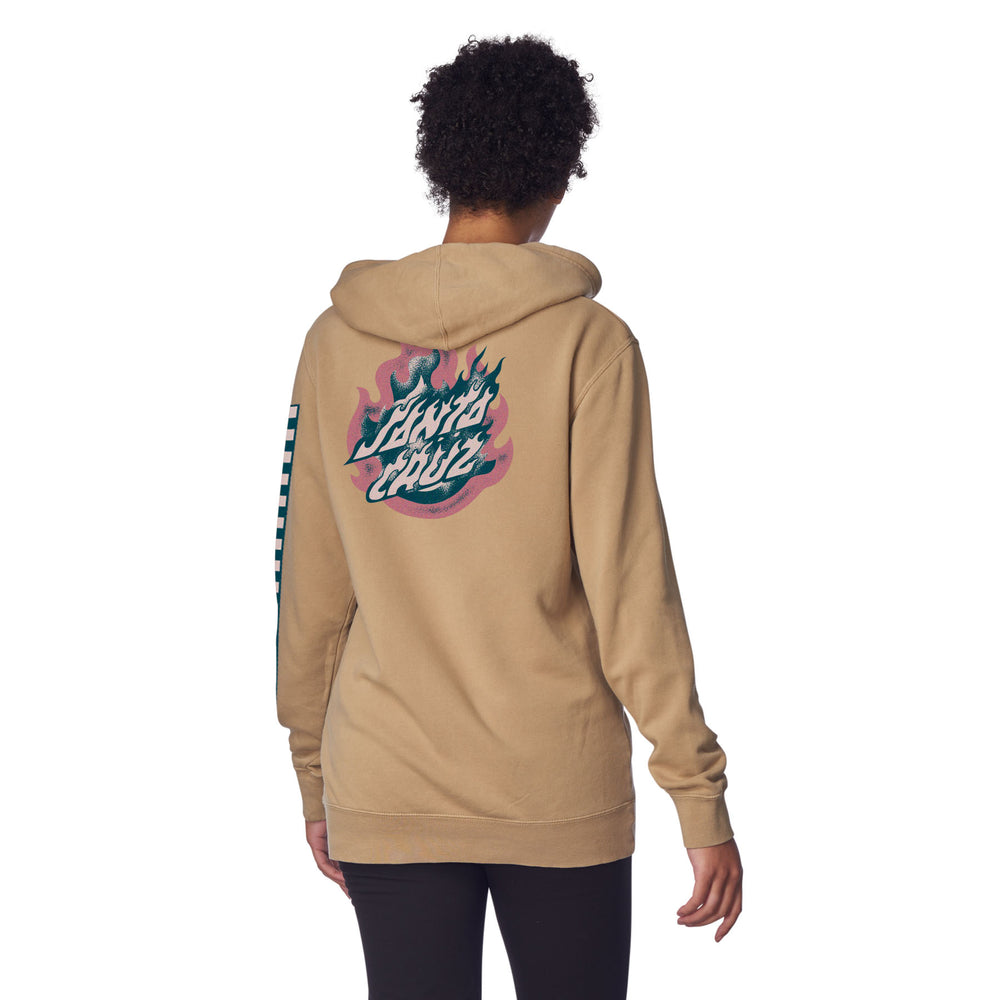 Santa cruz flame dot on sale hoodie