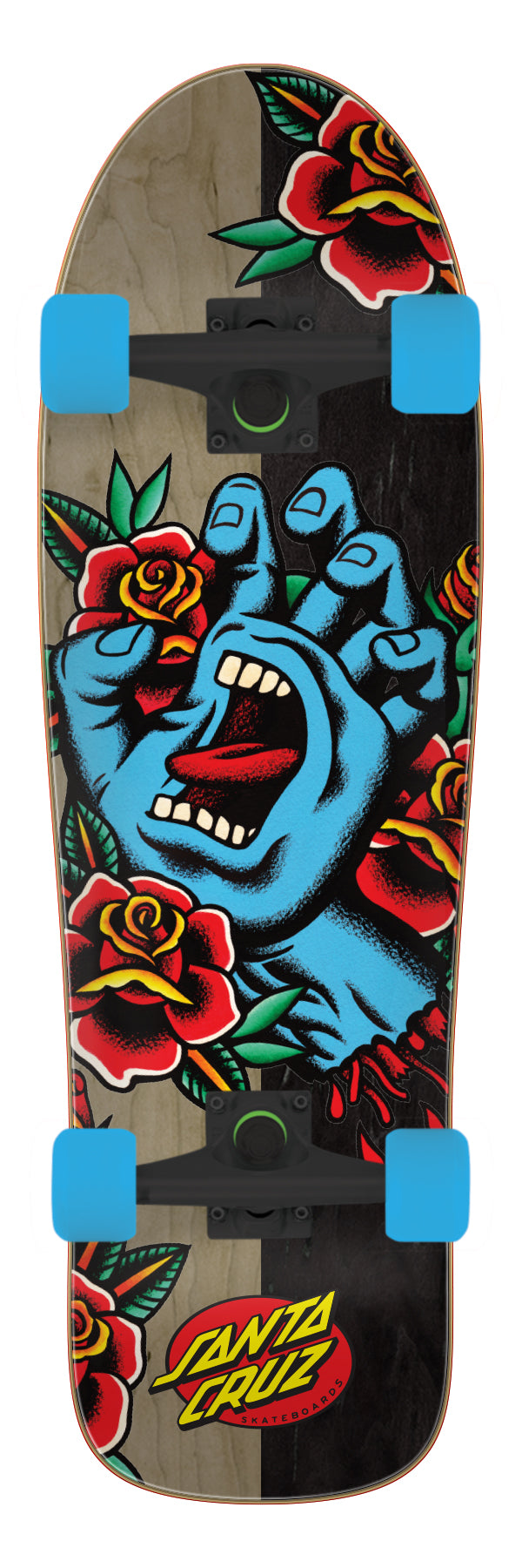 9.7in Screaming Flash Shaped Cruiser Santa Cruz Skateboards Canada