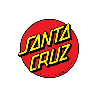 Classic Dot 20in Santa Cruz Sticker Red