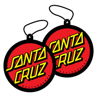 Classic Dot Air Freshener Santa Cruz Black