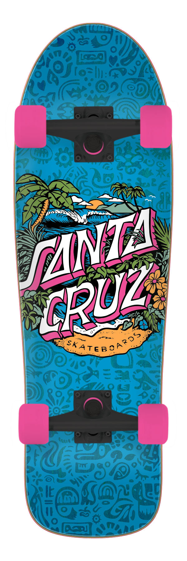 9.7in Aloha Dot Cruiser | Santa Cruz Skateboards Canada