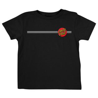 Classic Dot Santa Cruz Kids T-Shirt Black