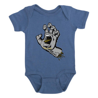 Screaming Hand Santa Cruz Baby One Piece Bodysuit Black