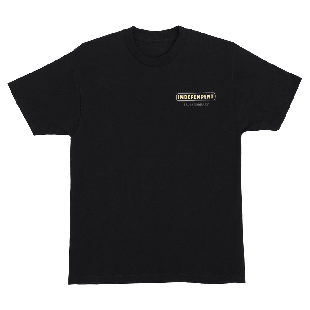 Black tee shirt company best sale