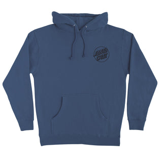 Opus Dot Mens Santa Cruz Hoodie Black w/White
