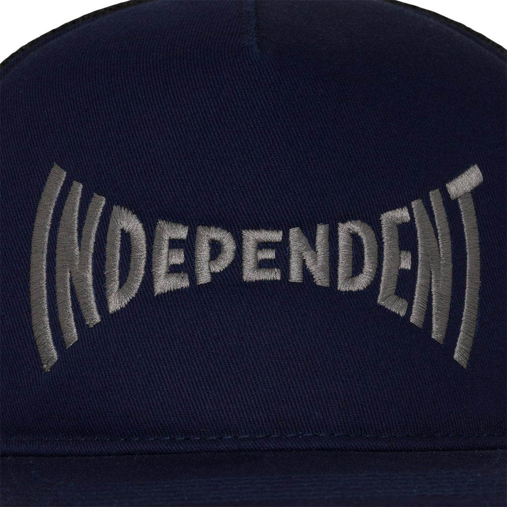 44442093_150790_75440_span_mesh_trucker_high_profile_unisex_independent_hat_color_navy_black 