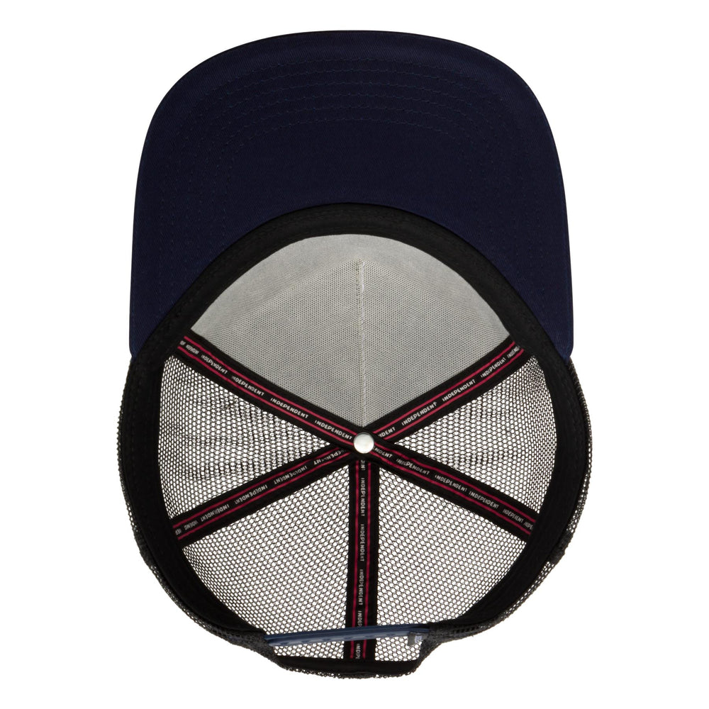 44442093_150790_75441_span_mesh_trucker_high_profile_unisex_independent_hat_color_navy_black 