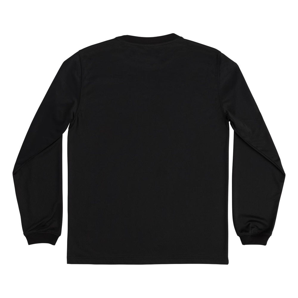 RIB LONG SLEEVE TEE ブラック Mサイズ S05615 - Breeze - Adult RING SPUN Combed Cotton Long Sleeve
