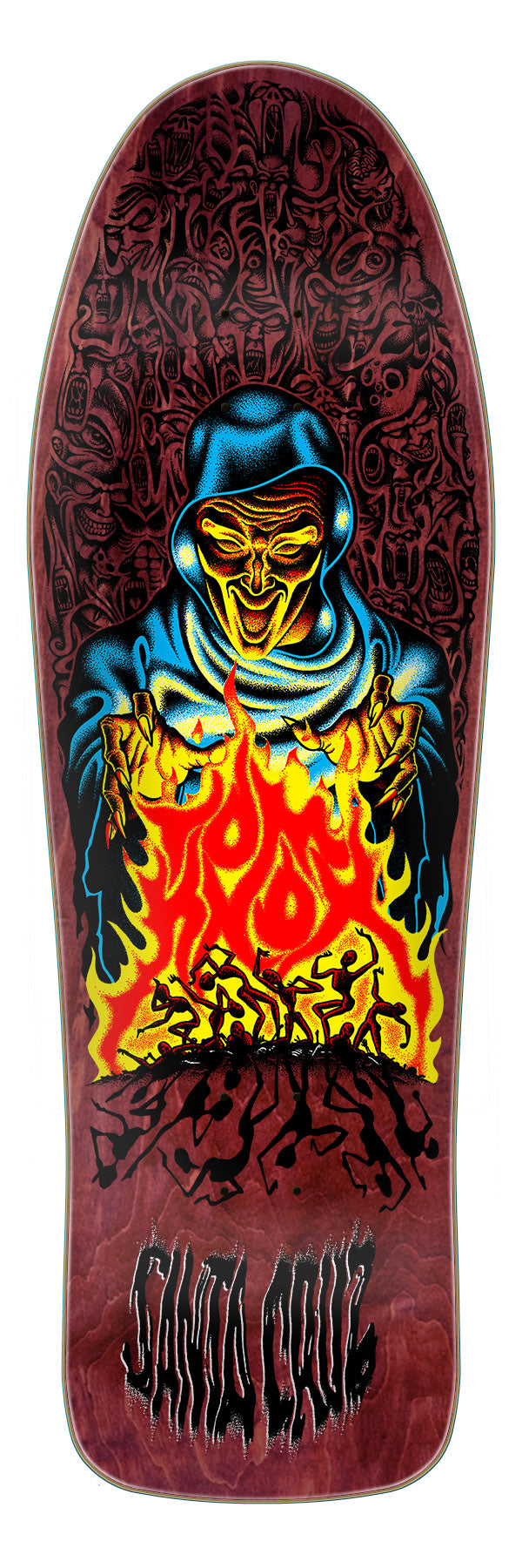 10.0in Knox Firepit | 2024 Reissue | Santa Cruz Skateboard Deck Canada