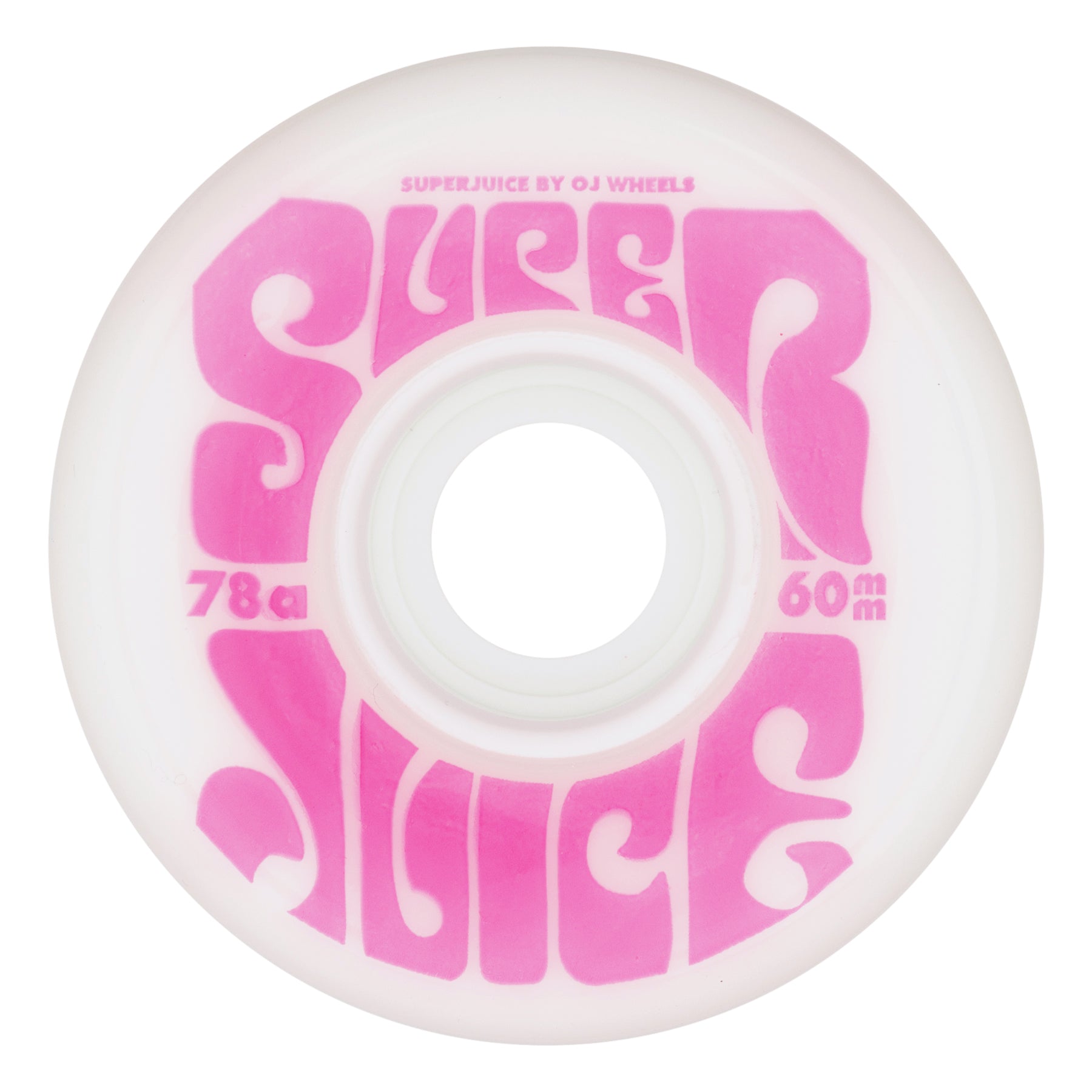 60mm Super Juice White 78a | OJ Skateboard Wheels Canada