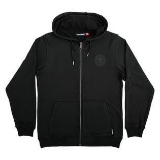 Clipper Mens Independent Zip Hoodie Black