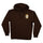 Lucky Day Womens Santa Cruz Hoodie Brown