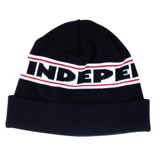 Bar Logo Independent Beanie Black