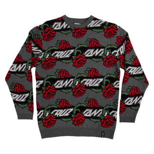 Dressen Rose Vine Santa Cruz Mens Sweater Black