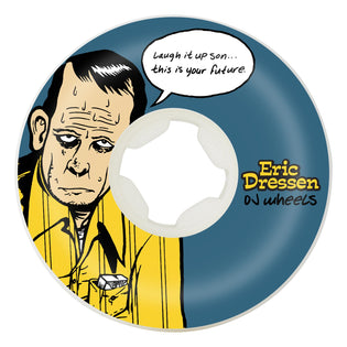 58mm Eric Dressen Laugh It Up 99a OJ Skateboard Wheels White