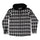 Bat Relic Mens Creature Flannel Shirt White/Black