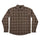 Belmont Mens Independent Longsleeve Flannel Shirt Brown/Black