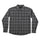 Belmont Mens Independent Longsleeve Flannel Shirt Grey/Black