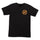 Flame Ringed Dot Womens Santa Cruz T-Shirt Black