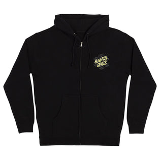 Salba Eyes Mens Santa Cruz Zip Hoodie Black