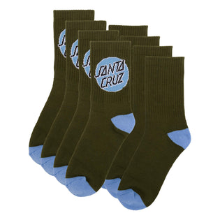 Cruz Youth Santa Cruz Socks X4 Pairs Black