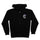 Moon Dot Womens Santa Cruz Zip Hoodie Black