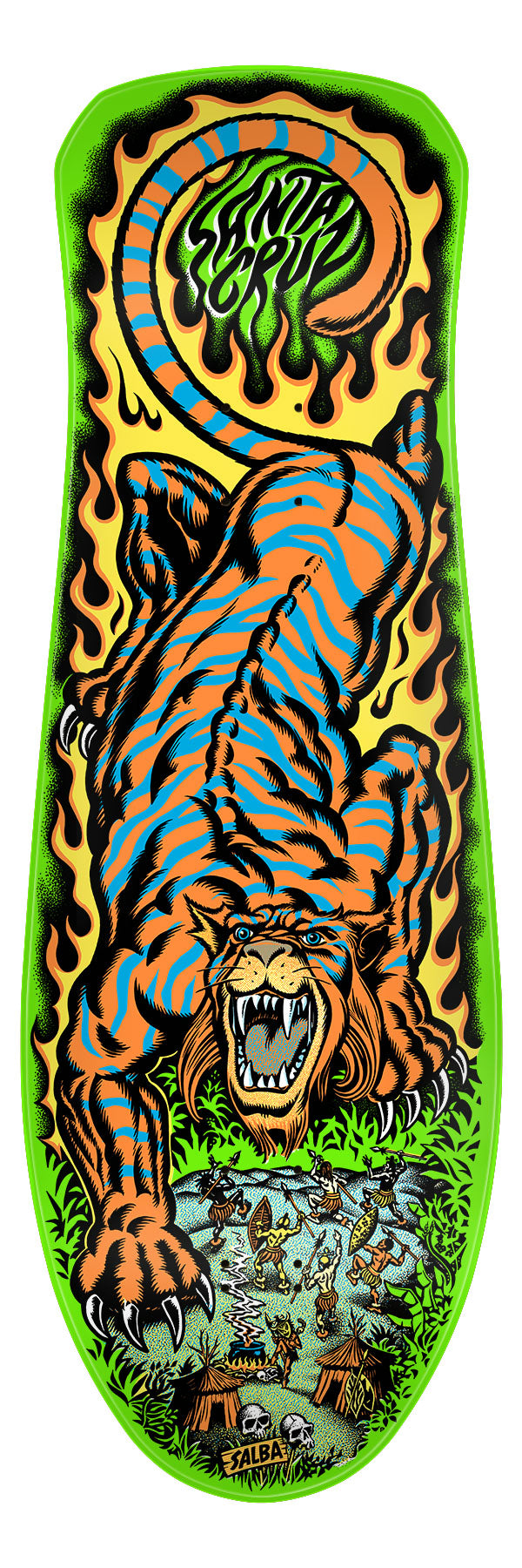 10.3in Salba Tiger | 2025 Neon Green Steve Alba Reissue