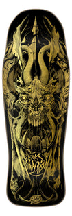 10.34in Winkowski Primeval Gold Santa Cruz Shaped Skateboard Deck No Color