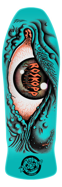 10.12in Roskopp Eye Reissue Deck | Shaped 80s Skateboard