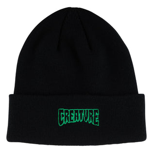 Logo Outline Creature Beanie Black
