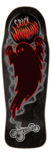 10.34in Winkowski Ghost Black Santa Cruz Shaped Skateboard Deck No Color
