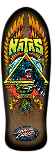 10.538in Natas Kaupas SC Panther Reissue Santa Cruz Skateboard Deck No Color