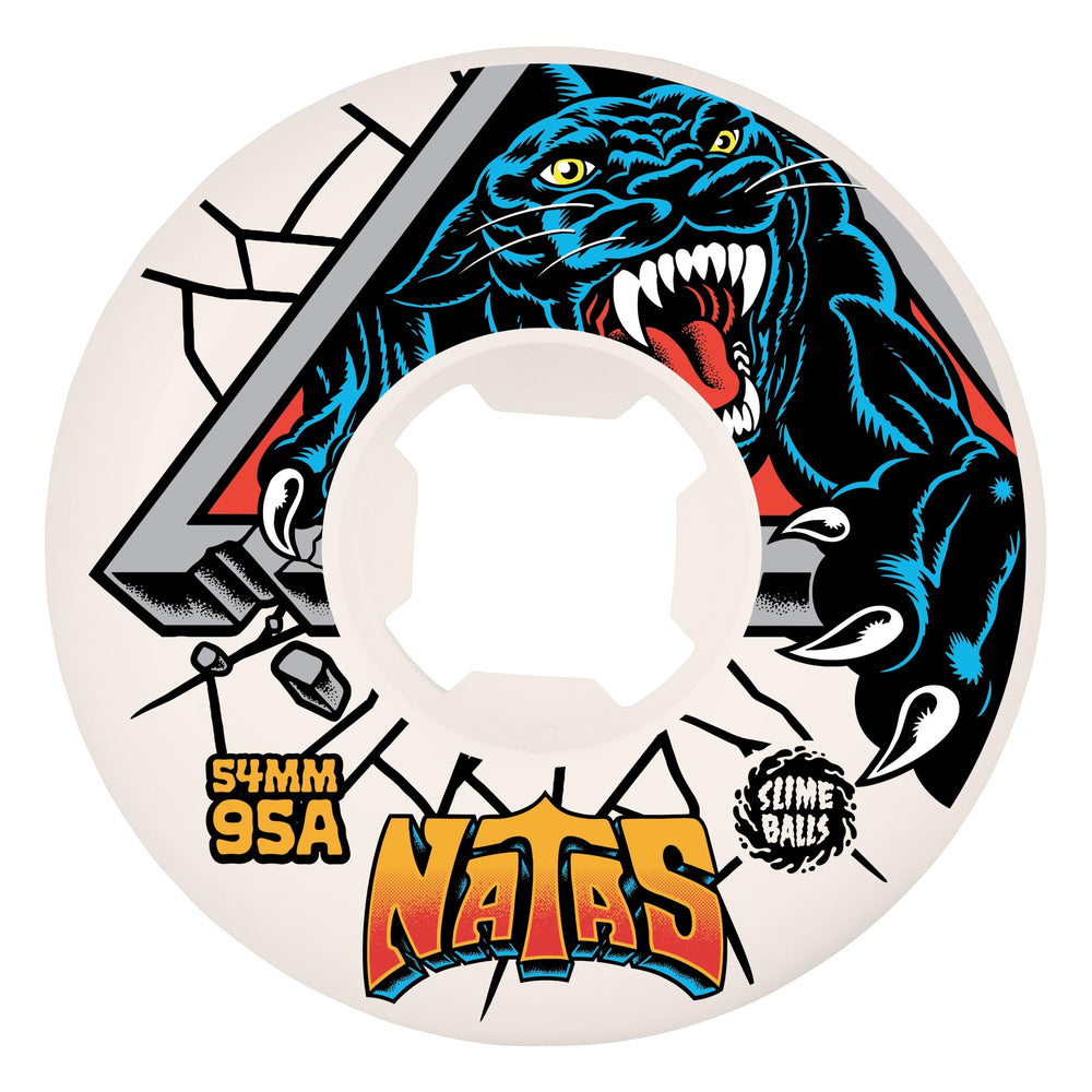 54mm Natas Reissue 95a | Hardline Shape | Slime Balls Skateboard
