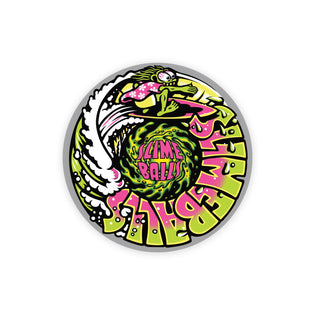 Slime Surfer 3.5in Slime Balls Stickers (25 Pack) Pink/Green