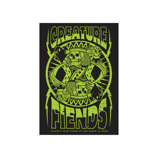 Heshking Relic 4.25in Independent Stickers (25 Pack) Black/Green