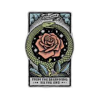 Delfino Eternal 4.75in Santa Cruz Sticker Rose