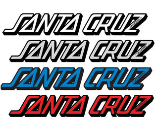 Classic Strip 10in Santa Cruz Sticker Assorted Color