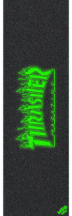 10in Thrasher Flame GITD Mob Skateboard Griptape Graphic