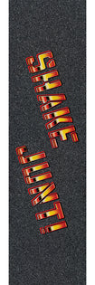 9in Shake Junt Red Chrome Big Spray Logo Mob Skateboard Griptape Graphic