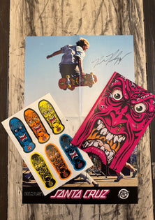 Rob Roskopp Signed Santa Cruz Memorabilia Pack No Color