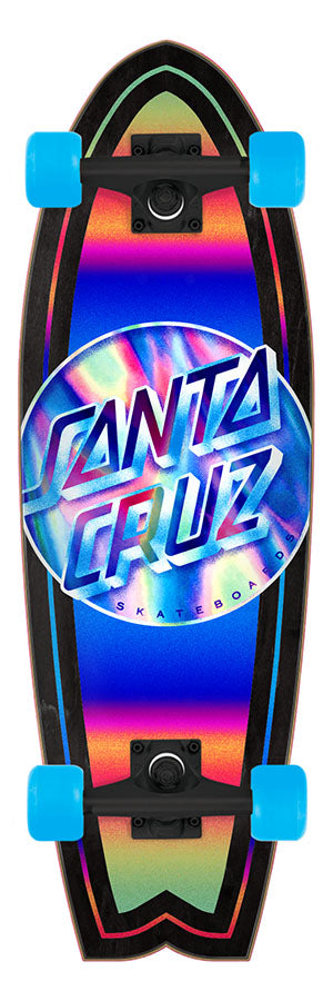 8.8in Iridescent Dot Santa Cruz Shark Cruiser