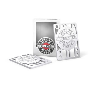 1/8in Independent Genuine Parts White Risers White