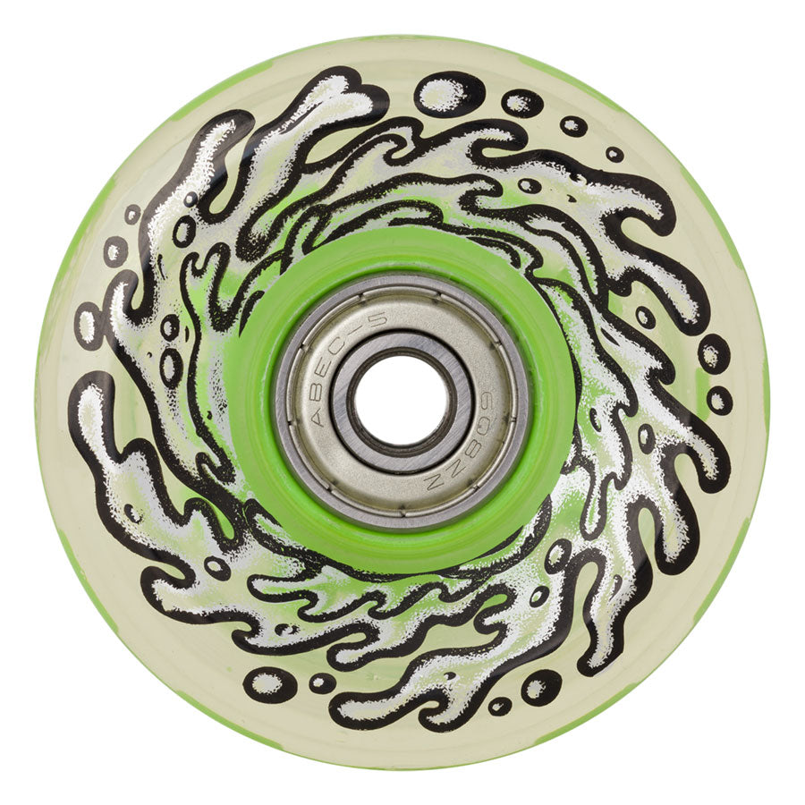 60mm Green Light Ups OG Slime 78a | Slime Balls Skateboard
