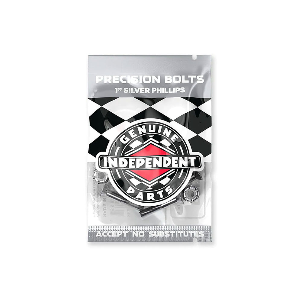 トップス 00s independent parker black iron cross Black & Silver 1in Phillips Skate Hardware | Genuine Parts