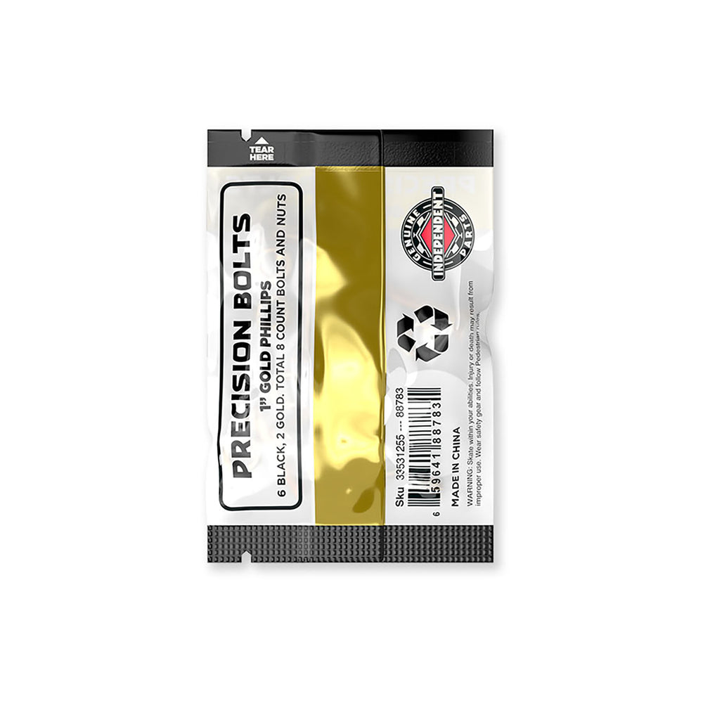 Black & Gold 1in Phillips Skate Hardware | Genuine Parts