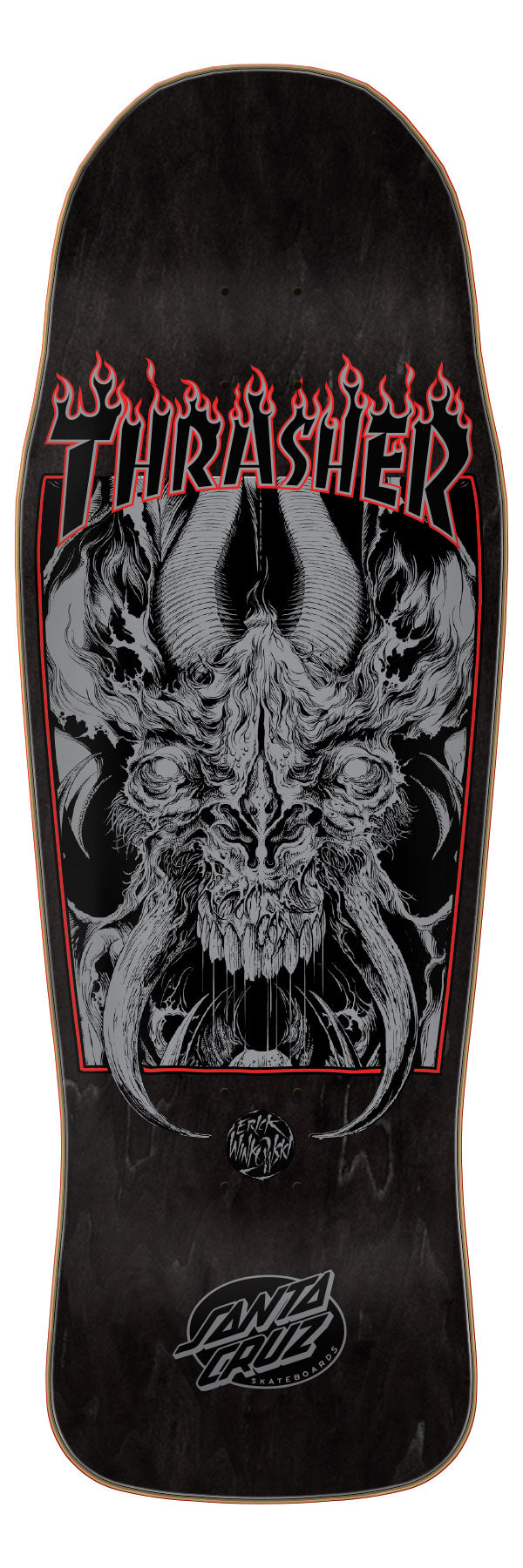 10.34in Erick Winkowski Primeval | Shaped Skateboard Deck | Santa