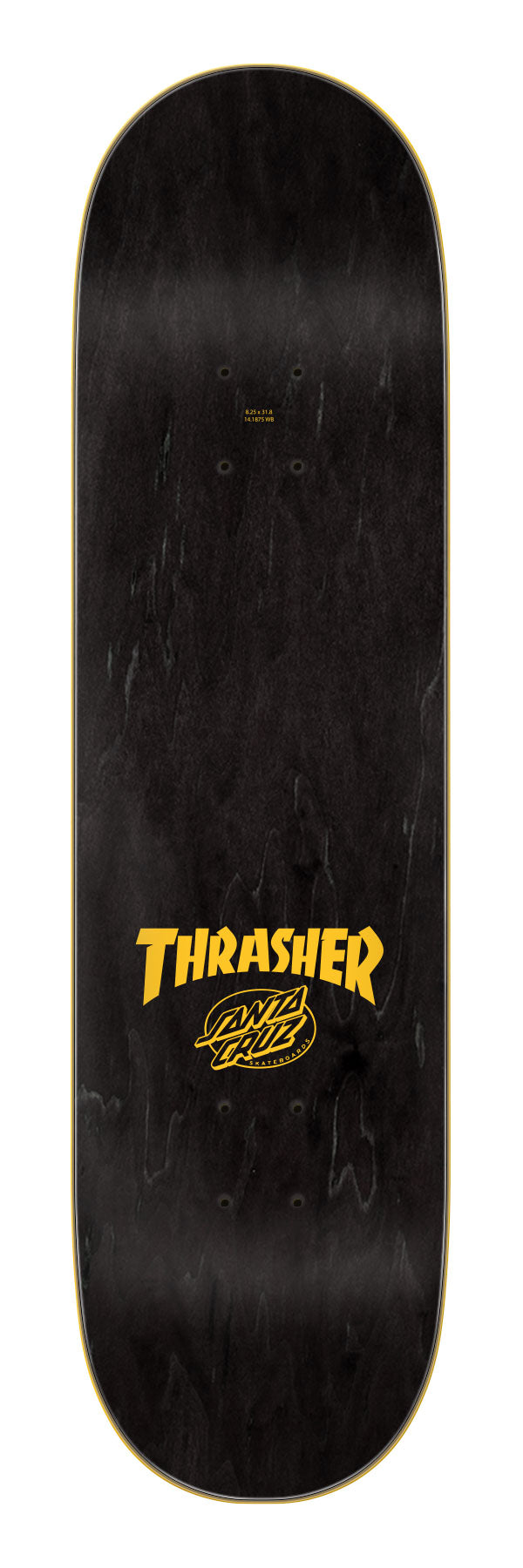 8.25in Thrasher Screaming Flame Logo | Skateboard Deck | Santa